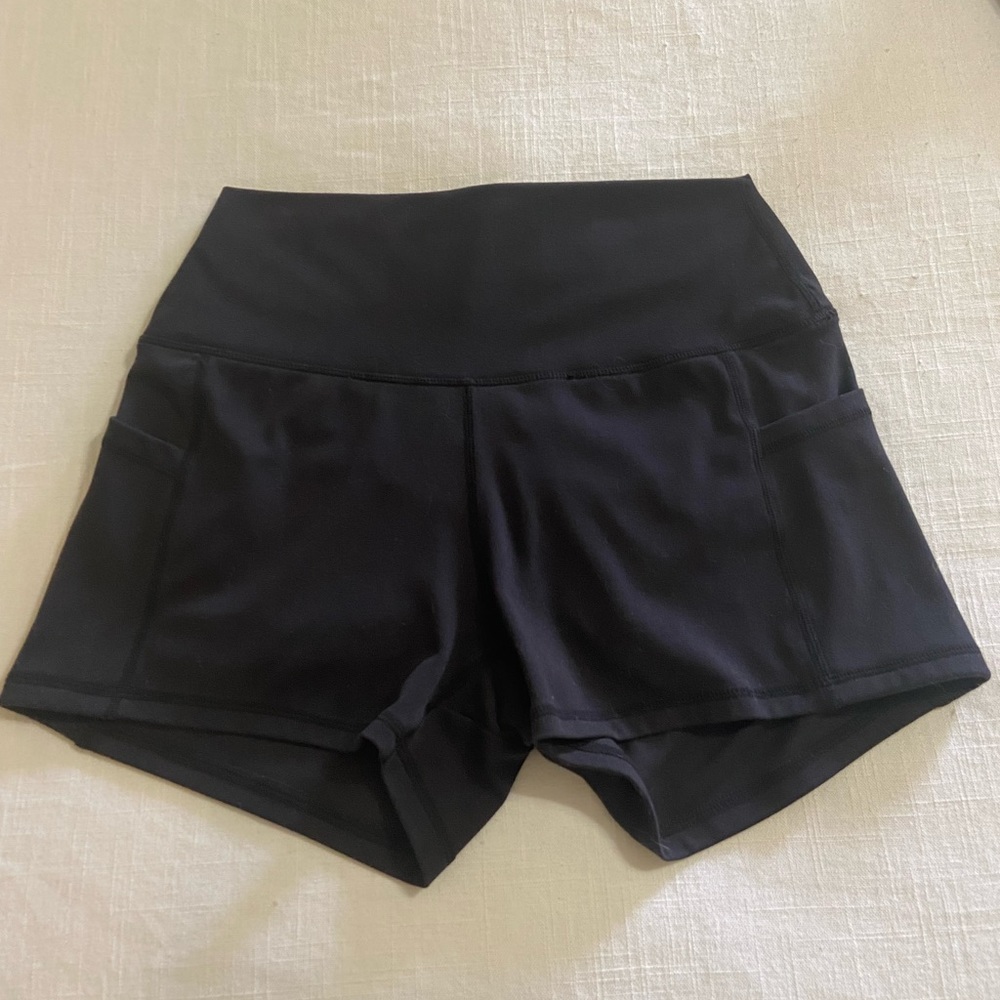 Curves N Combat booty scrunch workout shorts